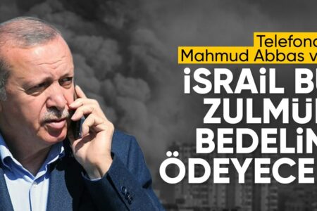 Präsident Erdoğan traf sich mit seinem palästinensischen Amtskollegen Mahmud Abbas