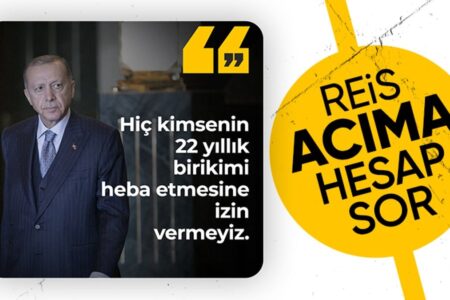 Präsident Erdoğan: Wir werden nicht zulassen, dass 22 Jahre harter Anstrengung umsonst sind