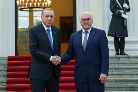Präsident Erdoğan wird sich mit seinem Amtskollegen Steinmeier treffen