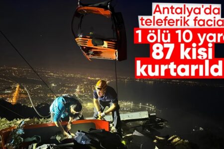 Seilbahnunfall in Antalya: 1 Toter, 10 Verletzte