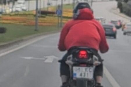 Stoppwarnung in Zonguldak nicht befolgt: Motorradfahrer mit Geldstrafe von 43.000 913 TL belegt