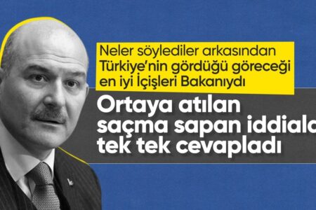 Suleyman Soylu reagierte auf die Vorwürfe gegen ihn