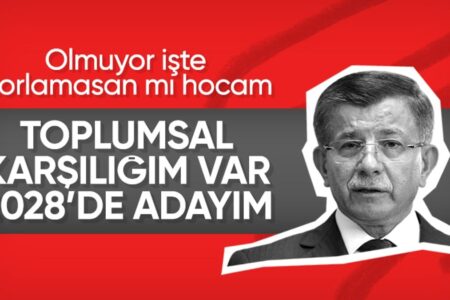 Ahmet Davutoğlu: Ich werde 2028 Präsidentschaftskandidat sein