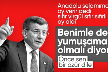 Ahmet Davutoğlu warf Präsident Erdoğan vor, ihn nicht getroffen zu haben
