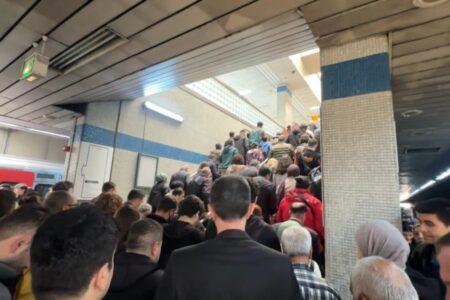 Aufgrund des starken Regens in Ankara waren einige U-Bahn-Stationen außer Betrieb