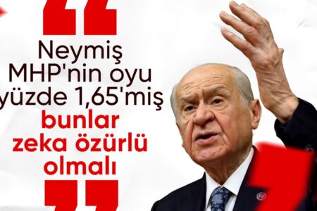 Bewertung der Kommunalwahlen von Devlet Bahçeli