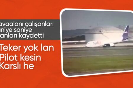 Das Frachtflugzeug landete auf seinem Rumpf am Flughafen Istanbul: Herzlichen Glückwunsch an den Piloten, auf jeden Fall von Kars…