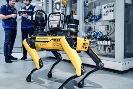 Der Roboterhund Spot von Boston Dynamics begann bei BMW zu arbeiten