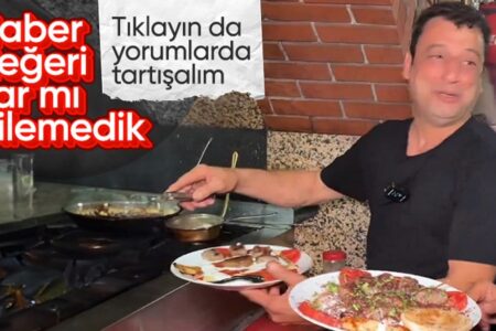 Ein Fleischbällchen-Restaurant aus Manisa, das wie Ekrem İmamoğlu aussieht