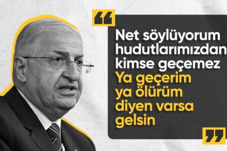 Erklärung des Verteidigungsministers Yaşar Güler zur Grenzsicherheit