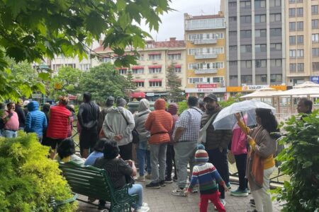 Indische Touristen bewunderten Eskişehir