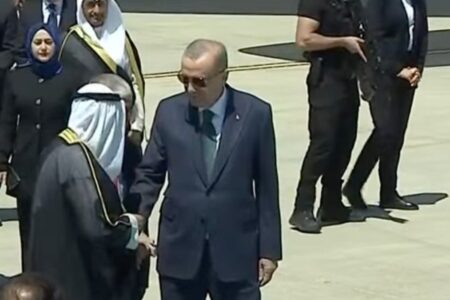 Kuwait-Orden am Morgen in Ankara: Begrüßung durch Präsident Erdoğan