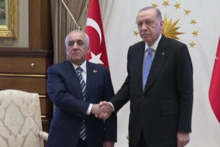 Präsident Erdoğan traf sich mit dem aserbaidschanischen Premierminister Asadov