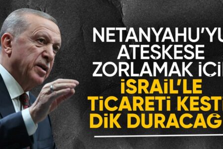 Präsident Erdoğan: Unser einziges Ziel ist es, die Netanyahu-Regierung zu einem Waffenstillstand zu zwingen