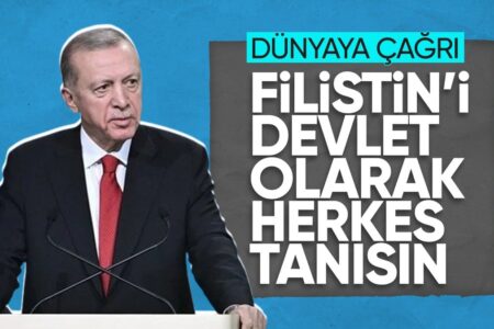 Präsident Erdoğan: Wir laden alle Länder ein, den Staat Palästina anzuerkennen