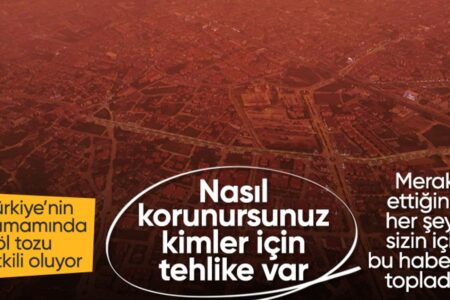 Wüstenstaub wird heute in ganz Türkiye wirksam sein