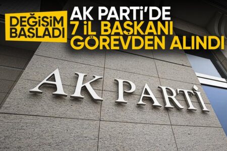 7 Provinzführer wechselten in der AK-Partei
