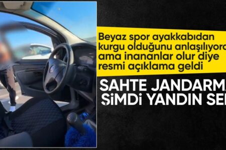 Der Betrüger, der in Tekirdağ Fahrzeuge anhielt, indem er sich als Gendarmerie ausgab, wurde gefasst