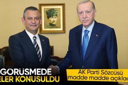 Der Sprecher der AK-Partei, Ömer Çelik, gab die in der kritischen Sitzung besprochenen Themen bekannt