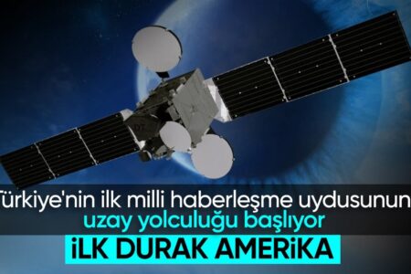Die Reise des Satelliten TÜRKSAT 6A in die USA beginnt
