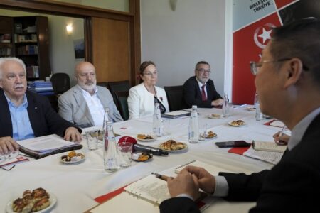 Doğu Perinçek traf sich mit der Kommunistischen Partei Chinas