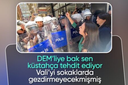 Drohung des Gouverneurs von Hakkari durch Mitglieder der DEM-Partei: Er wird diese Straßen nicht betreten können