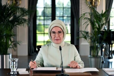 First Lady Erdoğan leitete die Sitzung des „UN Zero Waste High-Level Personalities Application Board“