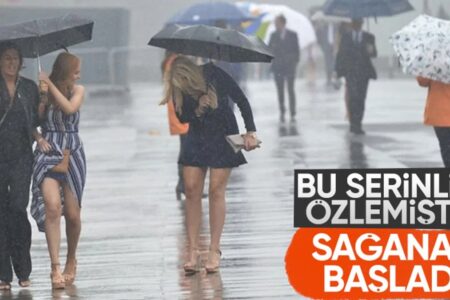 In Istanbul erwartete heftige Regenfälle trafen ein