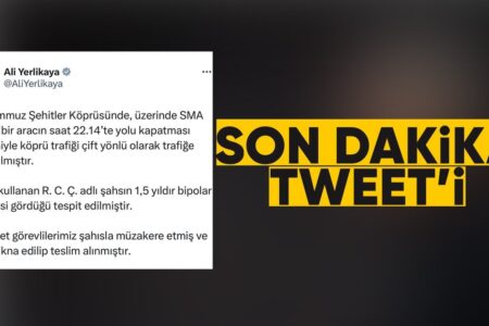 Innenminister Yerlikaya: Bridge-Aktivist leidet an bipolarer Störung
