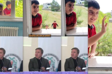 Momente, die einen in Erzincan zum Lächeln brachten: Sie schwänzten den Unterricht und wurden vom Gouverneur erwischt