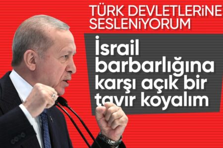Präsident Erdoğan: In Gaza werden nicht nur Kinder ermordet, sondern auch die Menschheit