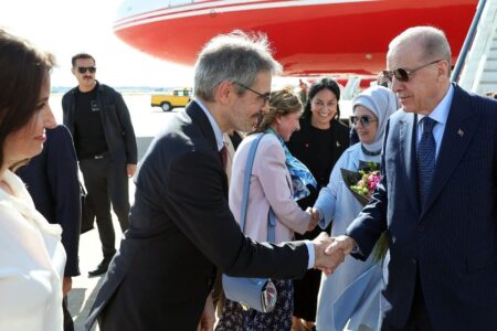 Präsident Erdoğan in Spanien