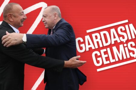 Präsident Erdoğan traf sich mit dem aserbaidschanischen Präsidenten Aliyev