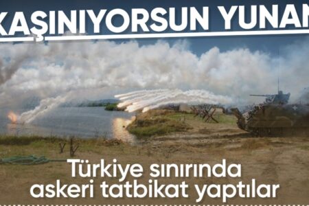 Übung zum Überqueren der türkischen Grenze in Griechenland