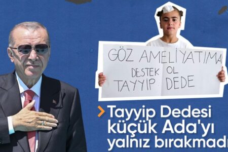 Ada, die Präsident Erdoğan mit einem von ihr geöffneten Banner um Hilfe bat, wird behandelt.