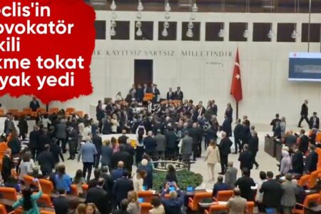 AKTUELLE NACHRICHTEN: Bilder der Unruhen, die während der Can Atalay-Sitzung in der Großen Türkischen Nationalversammlung ausbrachen
