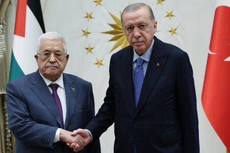 Der palästinensische Präsident Mahmud Abbas wird heute vor der Großen Nationalversammlung der Türkei sprechen