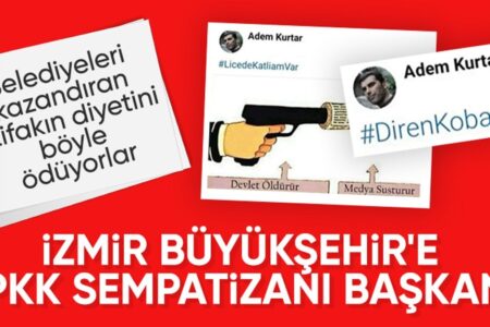 Ein PKK-liebender Anführer wurde zur İZSU in Izmir ernannt