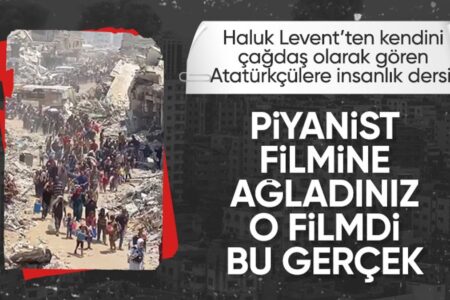 Eine Lektion in Sachen Menschlichkeit von Haluk Levent: Die Menschheit wird in Gaza zerstört