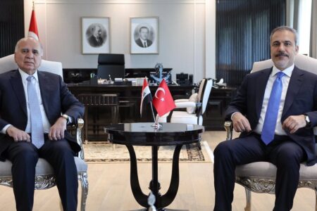 Hakan Fidan traf sich mit dem irakischen Außenminister Hüseyin
