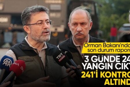 İbrahim Yumaklı: Wir haben 241 von 247 Bränden unter Kontrolle gebracht