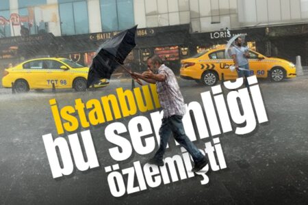 Starker Regen war in Istanbul wirksam