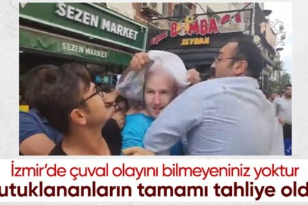 10 Personen, die einem US-Soldaten in Izmir einen Sack über den Kopf stülpten, wurden evakuiert