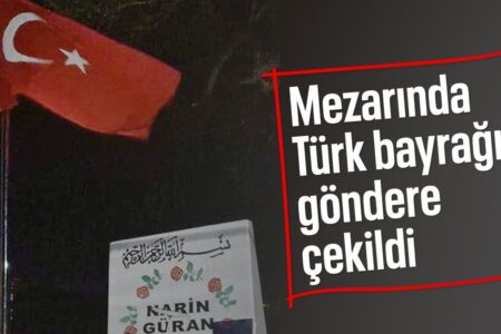 Auf Narins Grab wurde eine türkische Flagge gepflanzt