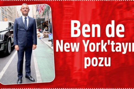 CHP-Vorsitzender Özel ist in New York: Er posierte für die Kameras