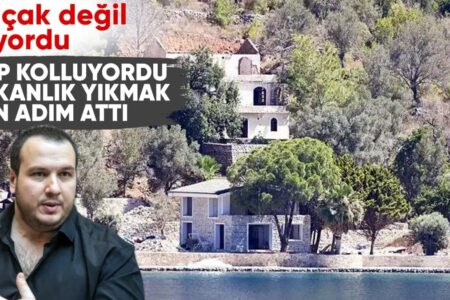 Das illegale Gebäude von Şahan Gökbakar in Marmaris wurde versiegelt