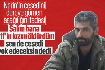 Der Verdächtige, der Narin Gürans leblosen Körper im Bach zurückgelassen hat: Ich wurde bedroht