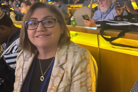 Die Bürgermeisterin der Metropolregion Gaziantep, Fatma Şahin, nahm an UN-Treffen teil