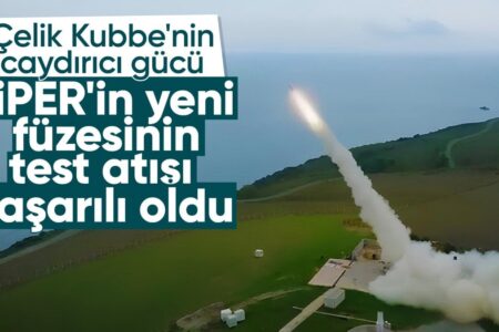 Die neue Rakete des Luft- und Raketenabwehrsystems SİPER wurde erfolgreich getestet