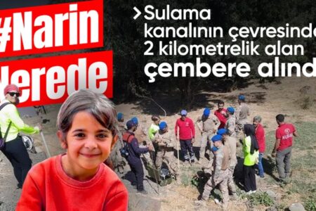 Die Suche nach Narin Güran wurde im Bewässerungskanal intensiviert